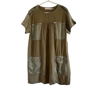 Isabel Marant Olive Green Dress